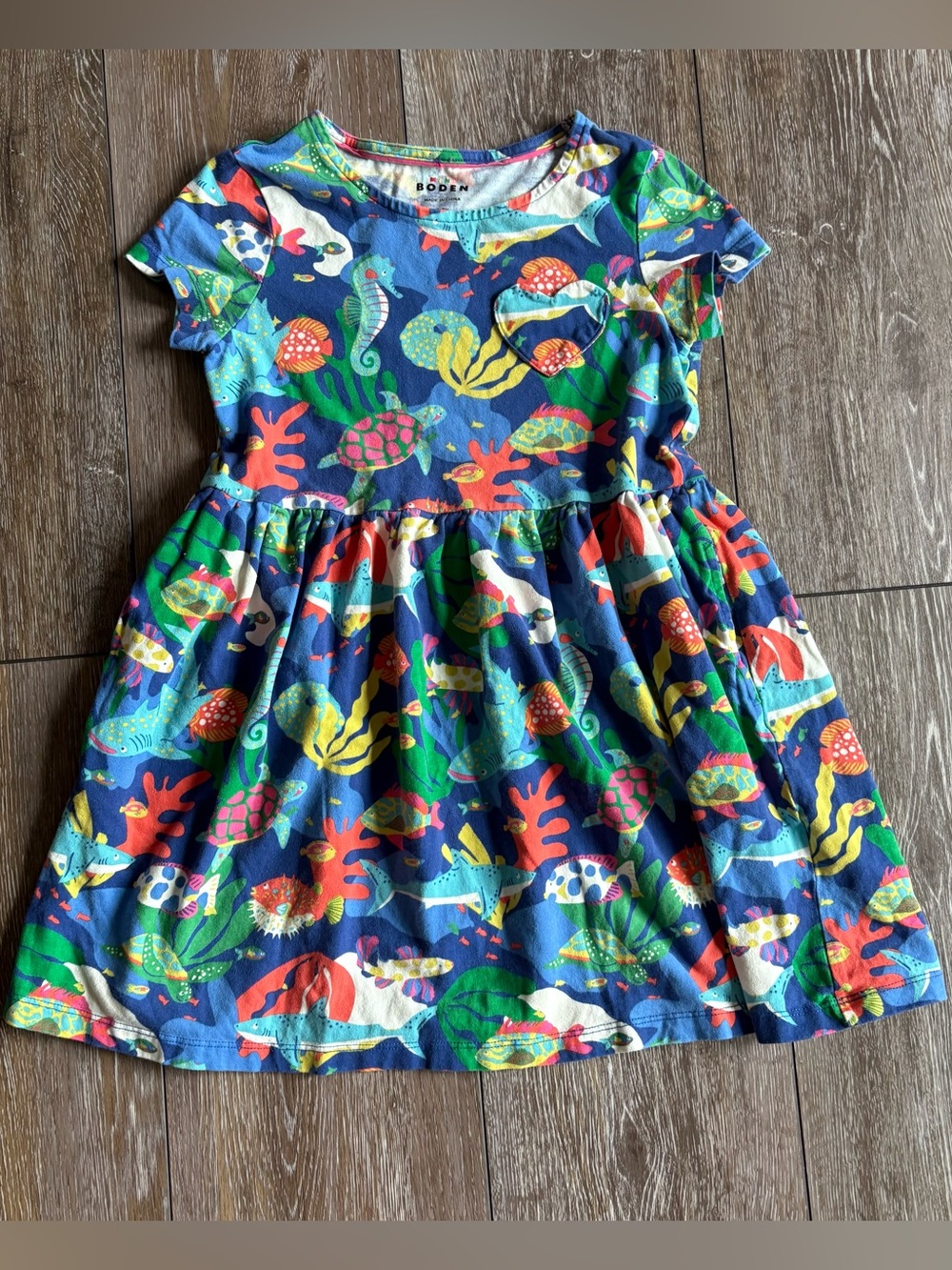 Mini Boden Ocean Animals Dress